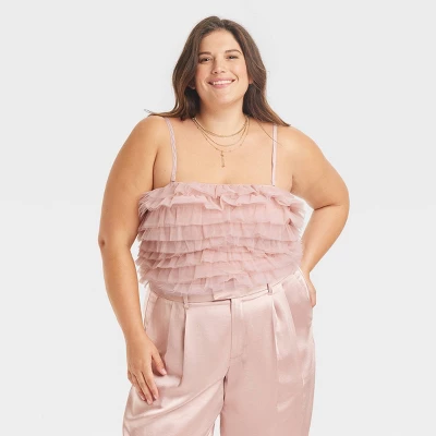 Women's Tiny Tulle Tank Top - A New Day™ - Image 5