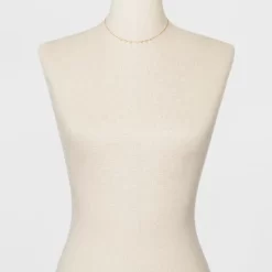 Small Circle Pendent Necklace - A New Day™ Gold