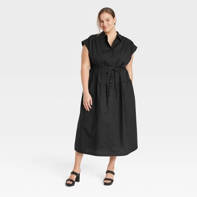Women's Short Sleeve Midi Dress - A New Day™ - Image 3