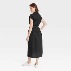 Women's Short Sleeve Midi Dress - A New Day™