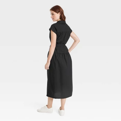 Women's Short Sleeve Midi Dress - A New Day™