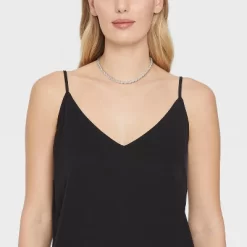 Twisted Chain Short Necklace - A New Day™ Silver