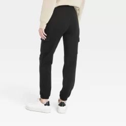Women's Relaxed Fit Super Soft Cargo Joggers - A New Day™