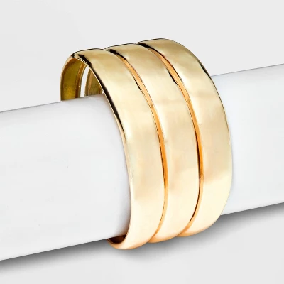 Trio Cuff Bracelet - A New Day™ Gold