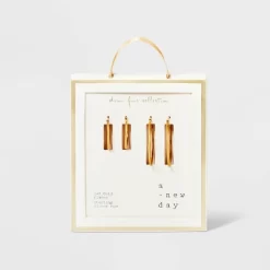 14K Gold Plated Click Top Duo Hoop Earring Set - A New Day™ Gold