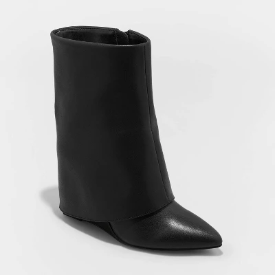 Women's Rue Dress Boots - A New Day™ Black - Image 3