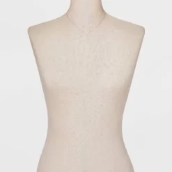 Silver Plated Cubic Zirconia Initial Pendant Necklace - A New Day™ Silver