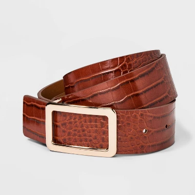 Women's Square Buckle Belt - A New Day™ - Image 3
