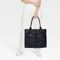 Large Boxy Tote Handbag - A New Day™