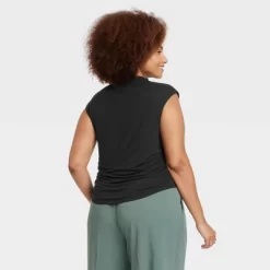 Women's Short Sleeve Side Ruched T-Shirt - A New Day™