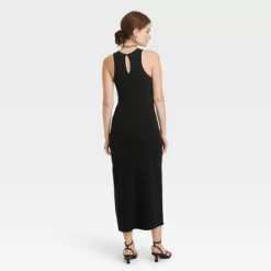 Women's Sleeveless Ponte Racerback Midi Dress - A New Day™