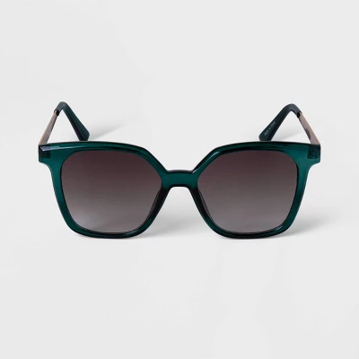 Women's Plastic And Metal Square Sunglasses - A New Day™ - Image 3