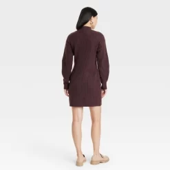 Women's Long Sleeve Sweater Dress - A New Day™