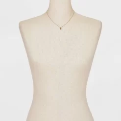 Teardrop Pendant Necklace - A New Day™ Gold