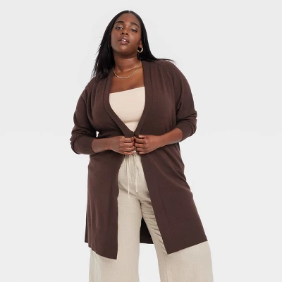 Women's Long Layering Duster Cardigan - A New Day™ - Image 5