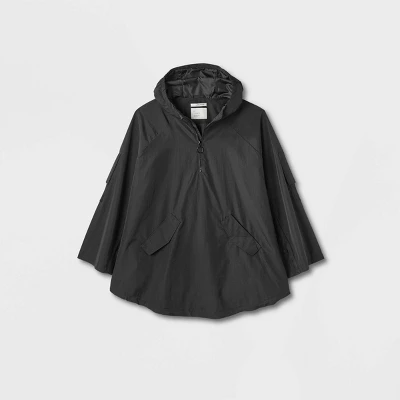 Women's Adaptive Seated Fit Rain Jacket - A New Day™ Black - Image 4