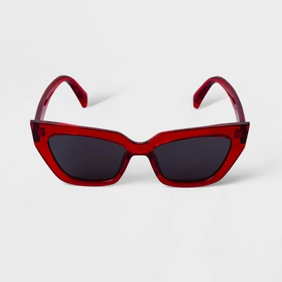 Women's Plastic Retro Angular Cateye Sunglasses - A New Day™ - Image 4