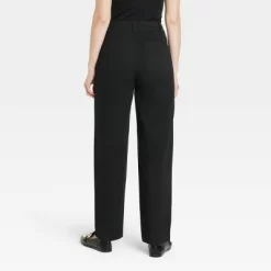 Women's High-Rise Slim Regular Fit Full Pants - A New Day™