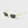 Women's Plastic Angular Cateye Sunglasses - A New Day™