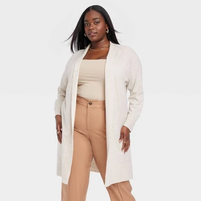 Women's Long Layering Duster Cardigan - A New Day™ - Image 6