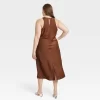 Women's High Neck Slip Dress - A New Day™