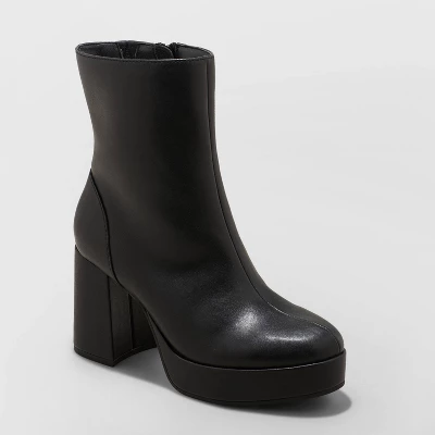 Women's Blythe Platform Boots - A New Day™ Black - Image 3
