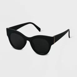 Women's Cateye Sunglasses - A New Day™ Black