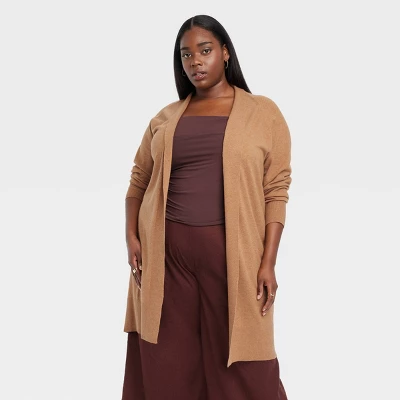 Women's Long Layering Duster Cardigan - A New Day™ - Image 4